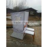 White Modern Rattan Beach Basket in Outdoor thumbnail-3