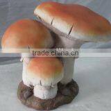 Garden Decor Fiberglass Clay Mushroom Statue thumbnail-2