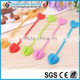 Amazon Best Selling Popular Silicone Earphone Wire Rope Coil Winder for Android Data Cable thumbnail-1