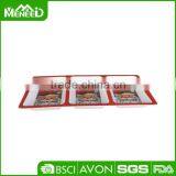 Santa Claus Design Melamine Ware X'mas 3 Compartment Dinner Plates thumbnail-1