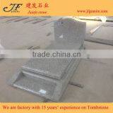 Polished Grey Granite Tombstone And Monument With Classic Design thumbnail-6
