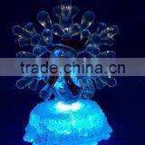 New Style Led Rbg Light Acrylic Artificial Christmas Snowflake Snowman thumbnail-4