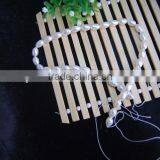 8-9mm White Rice Shape Freshwater Pearl Strand thumbnail-2