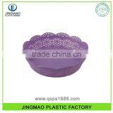 Round Shape OEM Service FDA Plastic Vegetable Storage Basket