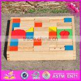 2016 Best Sale 40 Pieces Funny Wooden Building Blocks for Kids W13A114 thumbnail-4