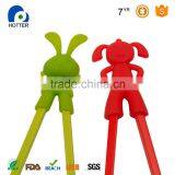 High Quality FDA Food Grade Any Color Custom Silicone Chopstick for Kids thumbnail-2