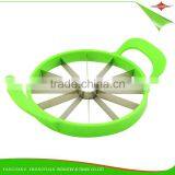 ZY-F1482A Wholesale Manual Stainless Steel Watermelon Slicer Cutter With Double Plastic Handle thumbnail-1
