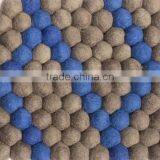 High Quality Nepal Handmade Dot Pattern Rectangular Felt Ball Carpet/Rug thumbnail-1