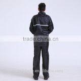 HIGH QUALITY PVC RAIN COAT WATERPROOF JACKET SUIT WITH WARNING SIGNS thumbnail-6