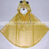 Cute Kids 100% PVC Reusable Rain Poncho thumbnail-1
