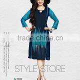 Designer Printed and Embroidered Stunning Casualwear Kurti for Womens thumbnail-1