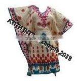 100% Microfiber Print Medium Round Neck Poncho thumbnail-5