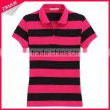 China Factory New Design Custom Color Combination Women Polo Shirts thumbnail-1