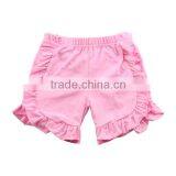 2017 New Summer Kids Children Toddler Cotton Girls Wholesale Cheap Soild Striped Icing Ruffle Shorts thumbnail-3