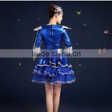 Performance Midriff Two Piece Wear Girls Sexy Party Dance Dresses thumbnail-5