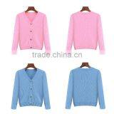 Custom Fashion Cotton School Cardigan Sweaters Primary School Uniform thumbnail-6