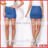 Sexy Not Lined Stretch Fabric Skirts Wholesale Denim Skirts Fashion 2015 thumbnail-1