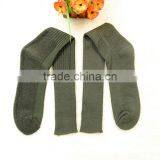 Manufacture Thick Terry Cushioned Military Green Cotton Sock for Men thumbnail-4