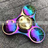 Manufacturers Wholesale Clover Colorful Finger Gyro 2 Leaf Color Finger Decompression Toys Colorful Finger Spiral Metal thumbnail-6