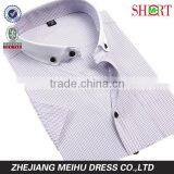 Contrast Color Short Sleeve Button Down Casual Shirt thumbnail-1