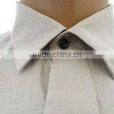 2016 Latest Comfortable Style White Linen Casual Shirts for Men thumbnail-3