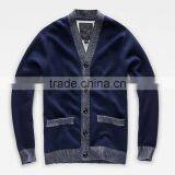 Man Basic v Neck Button up Thin Knitted Sweater Cardigan With Best Quality thumbnail-4