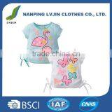 Baby Girls Round Neck Printed T-shirts thumbnail-1