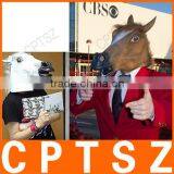 Top Hot Selling Fashion Full Face Carnival Mask Celebrations Party Different Design Realisic Horsehead Mask thumbnail-5