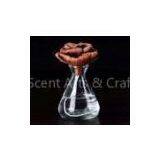 150ml Round Fragrance Oil Sola Flower Glass Reed Diffuser For Decoration Gifts TS-GRD04