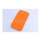 Orange Leather Mobile Phone Cases For Samsung MEGA thumbnail-1