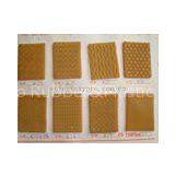 Tan color Shoe Sole Rubber Sheet Wear Resistant Different Textures