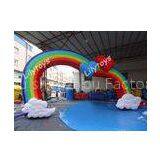 Nylon PVC Rainbow Inflatable Advertising Rentals With Double Quadruple Stitched thumbnail-1