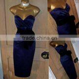 Sexy 50s Repro Satin Strapless Wiggle Pencil Dress GP028 thumbnail-1