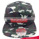 Hot Sell Camo Pattern Military Cap 5 Panel Baseball Cap With Embroidery Patch in Front thumbnail-1