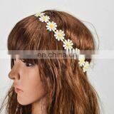 Bohemia Sunflower Hair Accessories Handmaded Flexible Hair Band thumbnail-2