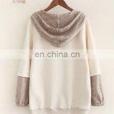 Wholesale Woman Sweet & Fresh Casual Warm Sweatshirt Hoodie Girl Coat thumbnail-2