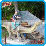 Outdoor Theme Park Coin Operated Simulation Dinosaur Ride thumbnail-1