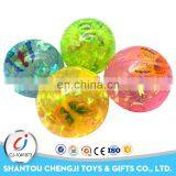 Children Outdoor Christmas Back Bouncing Balls With Flashing Light