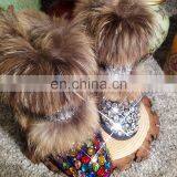 Aidocrystal Girls Italian Latest Fashion Winter Boots Shiny Bling Footwear Handmade Boots With Rhinestone thumbnail-4