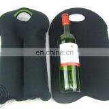 New Design Foam Sublimation Hanging Commercial Folding Upright Vertical Rubber Neoprene Plastic Wine Tote Bag Wholesale thumbnail-3