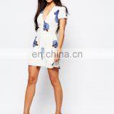 2015 Hot Sale Shorts Sleeve Guangzhou Wholesale Latest Fashion Casual Dresses for Lady thumbnail-3