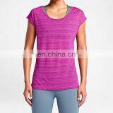 Yihao 2015 New Arrival t Shirt Wholesale Woman T-shirt Short-sleeve Dry Fit Plain Blank T-shirt thumbnail-2