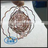 Christmas Wind Chime Metal Crafts Gold and Silver Iron Pendant for Home Decoration thumbnail-4