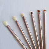 Factory Customized Hot 6pcs High Quality Wool Hair Portable Eyeshadow Brush Makeup Brush Set ODM&OEM thumbnail-4