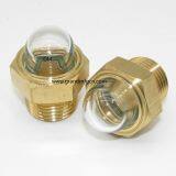 brass domed oil level glass sights for truck radiators NPT pipe thread 1/2 inch