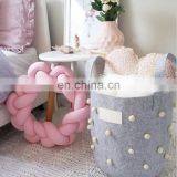 Wholesale Felt Storage Bin Storage Box Felt Laundry Storage Basket thumbnail-4