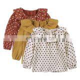 Girl Kids Ruffle Crop Top Vintage Blouse Toddler Ruffle Top thumbnail-1