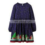 Christmas Dress Kids Girl Dress Cotton thumbnail-1
