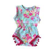 Yifan New Design Spring Summer Floral Baby Clothes Romper thumbnail-1