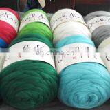 Large Chunky Knit Merino Wool Hand Knit Throw Blanket thumbnail-4